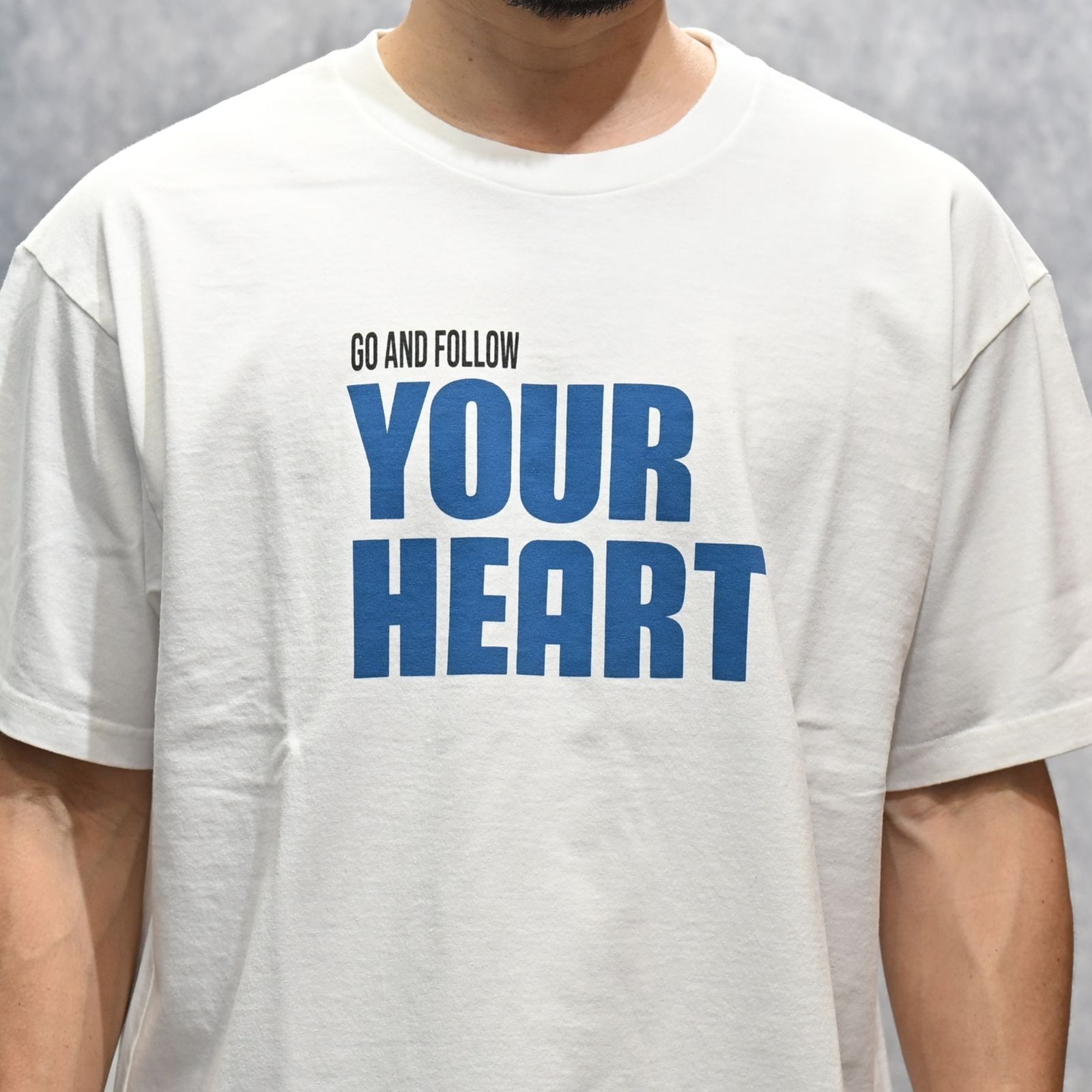 Go And Follow Your Tee （WHT） ｜プリントTシャツ (ホワイト)｜2604-4003