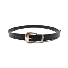Western Leather Belt （BLK） / ウエスタン レザー ベルト （ブラック） LBT-015