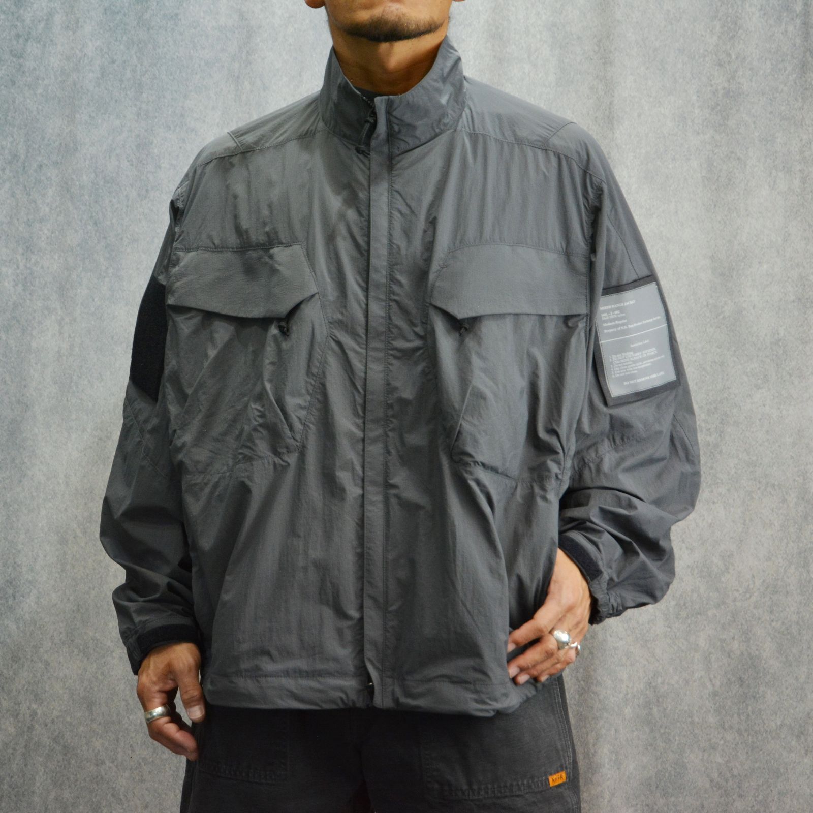 STAND COLLAR BLOUSON （CHARCOAL） / スタンドカラー ブルゾン （チャコール） / 9251-BL04-003