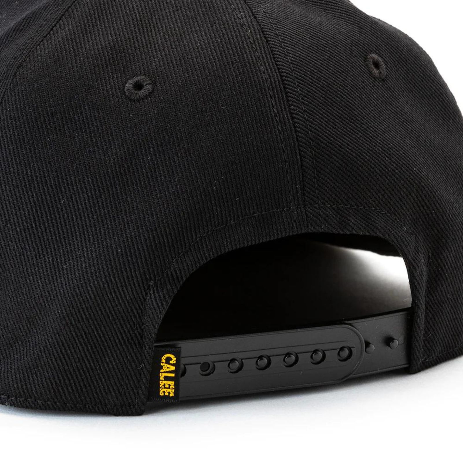 CAL NT LOGO TWILL BASEBALL CAP (BLACK/RED) / ロゴ ベースボールキャップ
