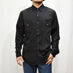 Rhombus Dot C.Denim Western SH (BLK)