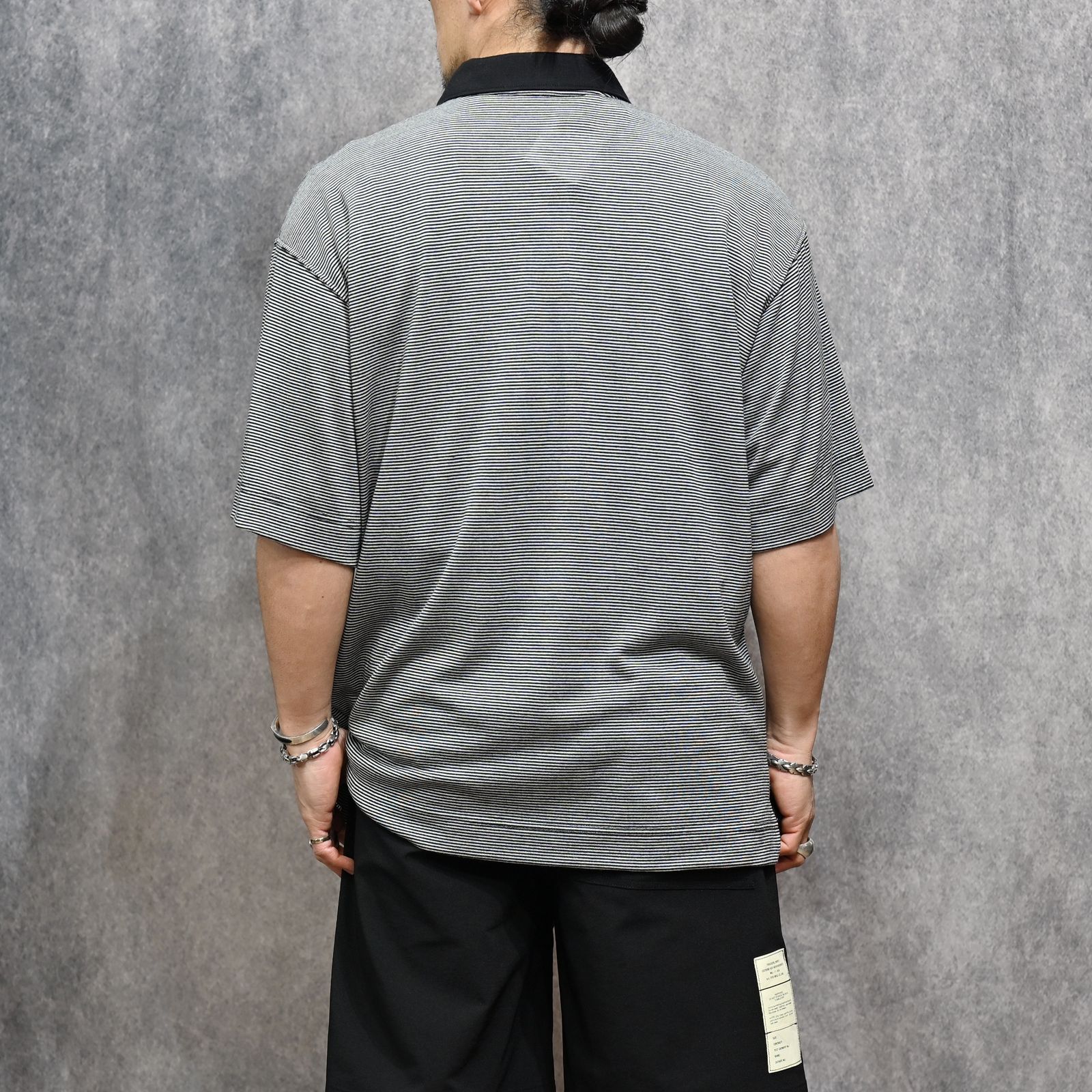 POLO SHIRT （BK BORDER / ブラックボーダー）｜ポロシャツ｜2261-CS57-019