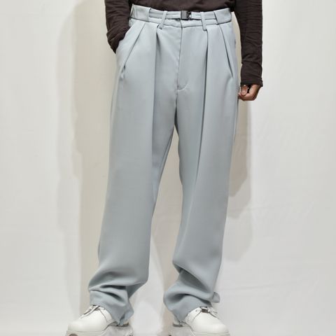 2タックストレート&フレアパンツ / LB22SS-PT01-DT (PALE BLUE)