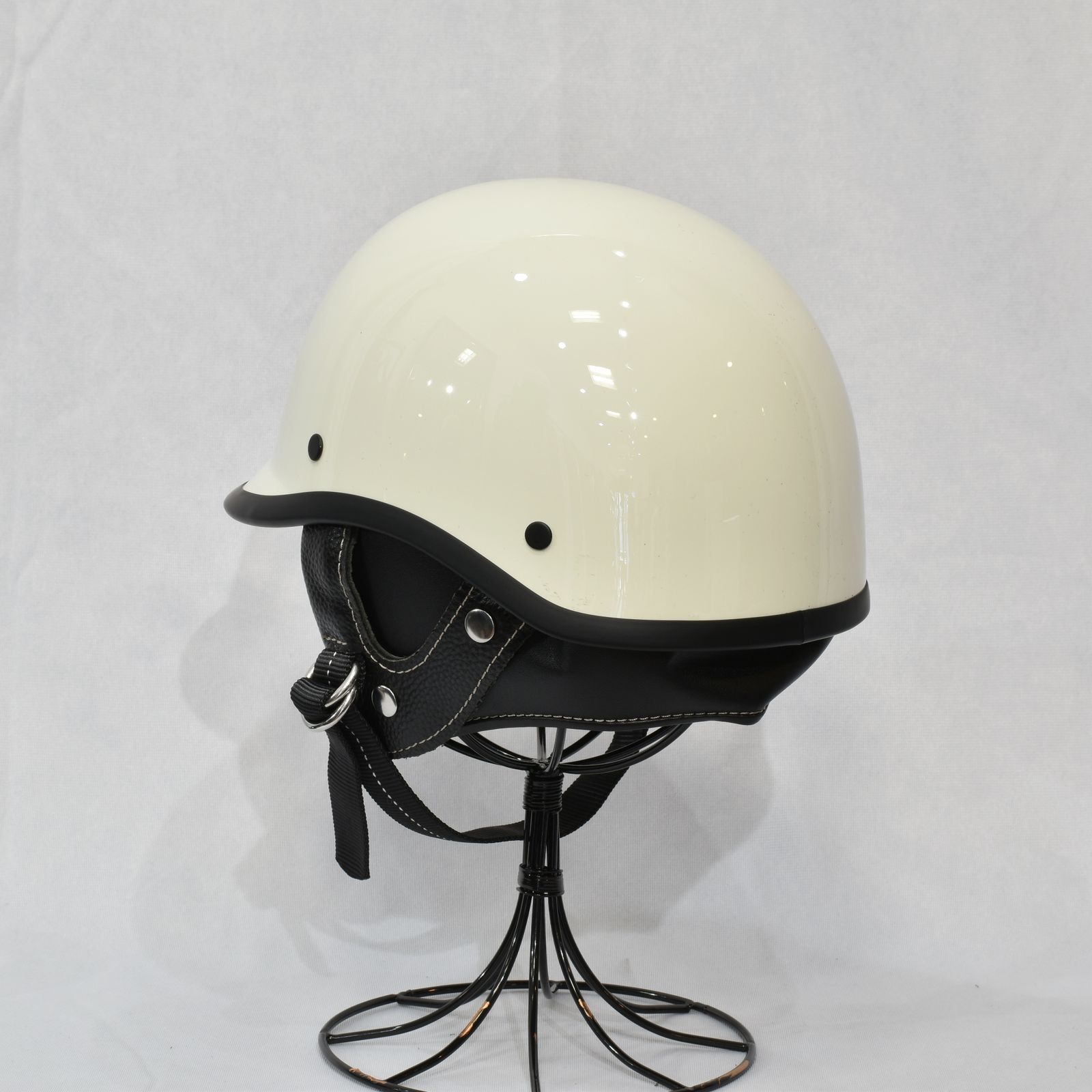 【Sサイズ｜即日発送】 | BURST VG HELMET (IVORY) | バースト ヴィンテージジョッキー ヘルメット