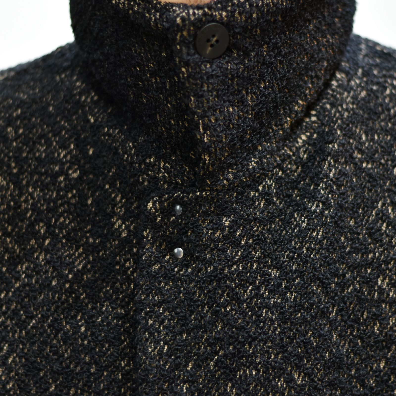 バルカラーコート / LB22AW-CO04-LYS (BLACK and TAN)