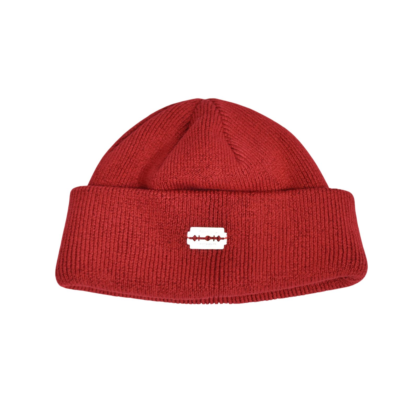 Acrylic Cotton Watch Cap "HUNTER" (SCARLET)｜ワッチキャップ ニット帽｜Y01024