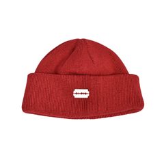 Acrylic Cotton Watch Cap "HUNTER" (SCARLET)｜ワッチキャップ ニット帽｜Y01024