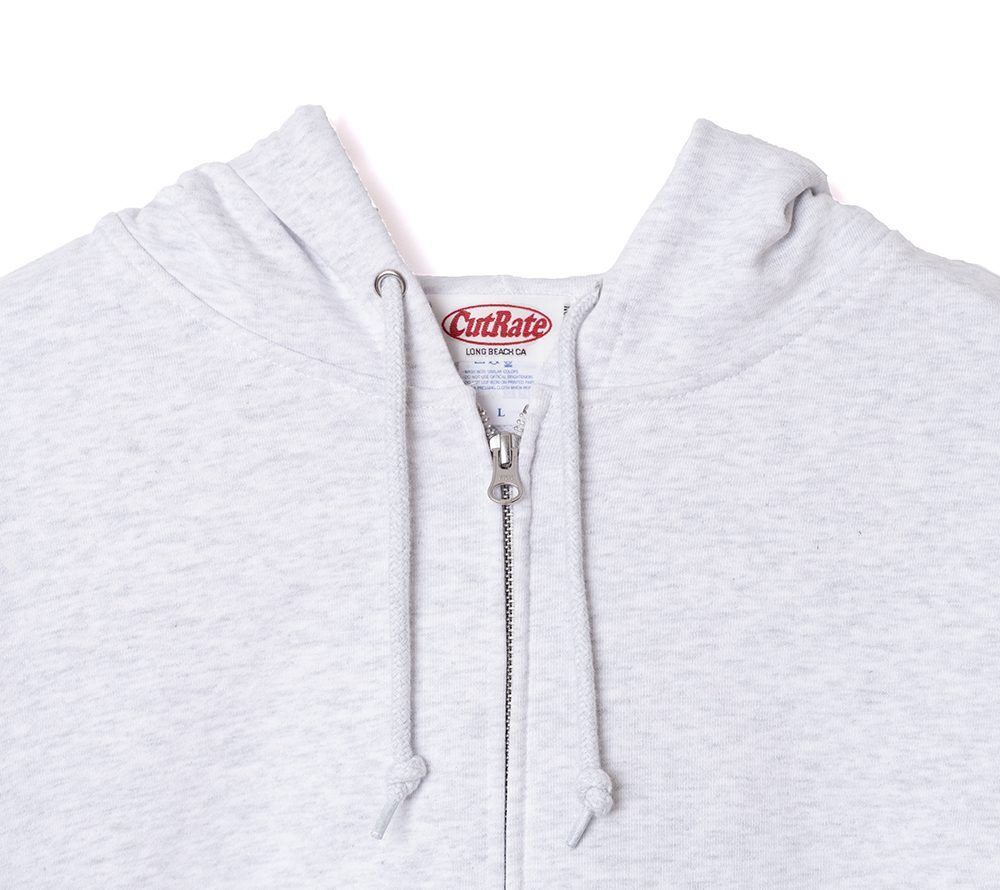 ×VENICE8 COFFEE HOUSE CR CHERRY BOMB ZIP HOODIE (GRY) / ジップアップ パーカー