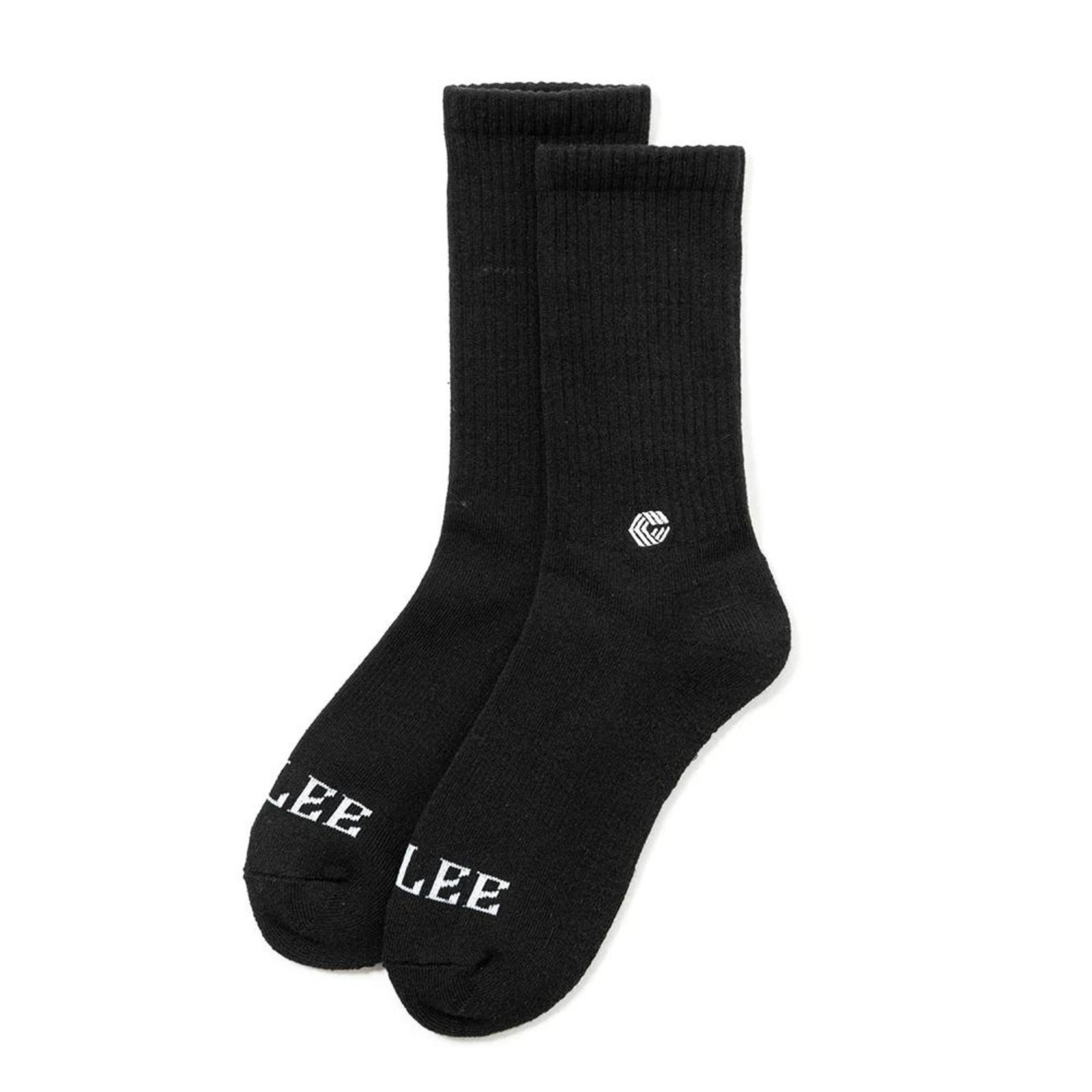 JACQUARD PILE SOCKS (BLACK) / ジャガード パイルソックス