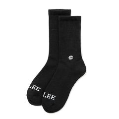 JACQUARD PILE SOCKS (BLACK) / ジャガード パイルソックス