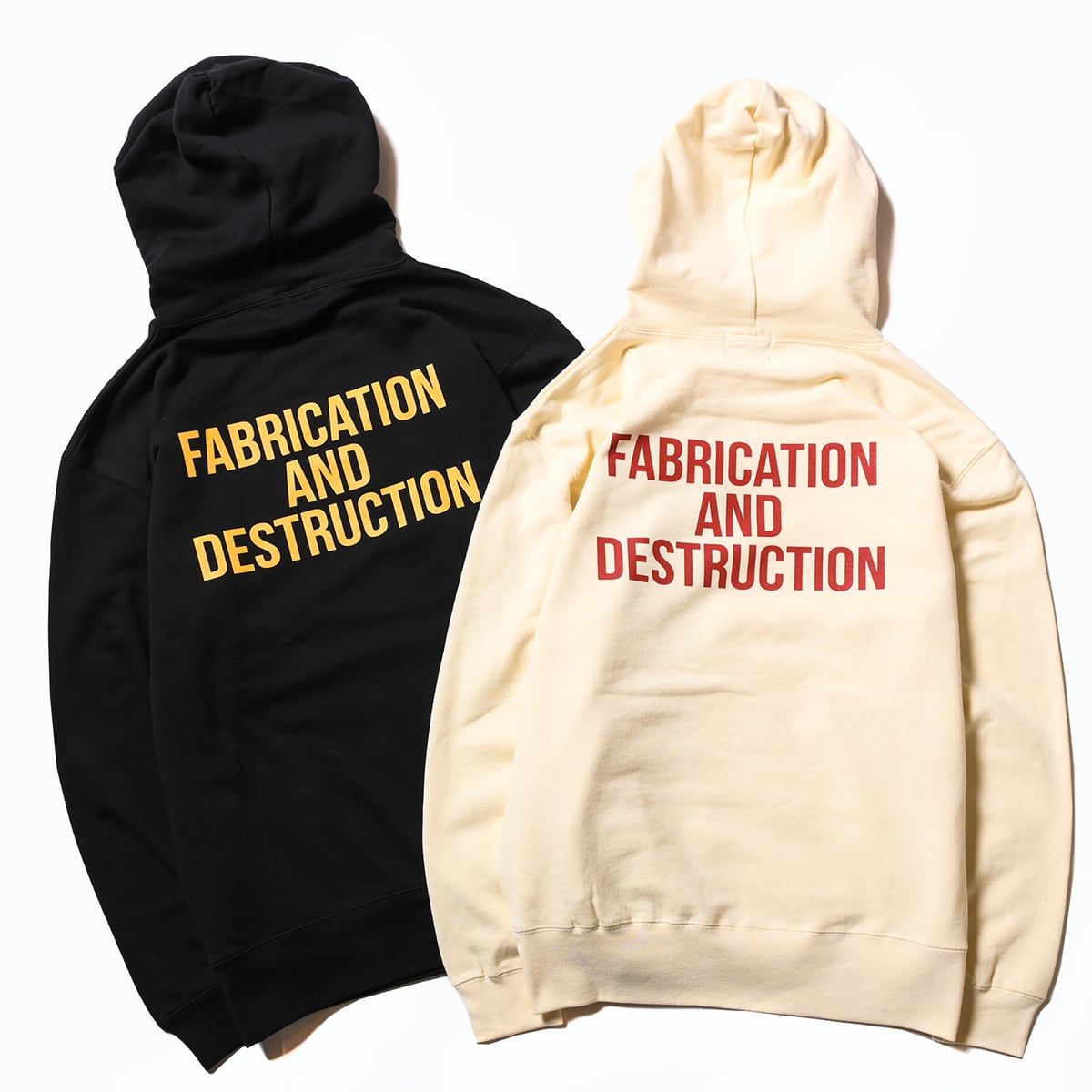 CUTRATE LOGO OMW L/S PULLOVER PARKA (BLACK)