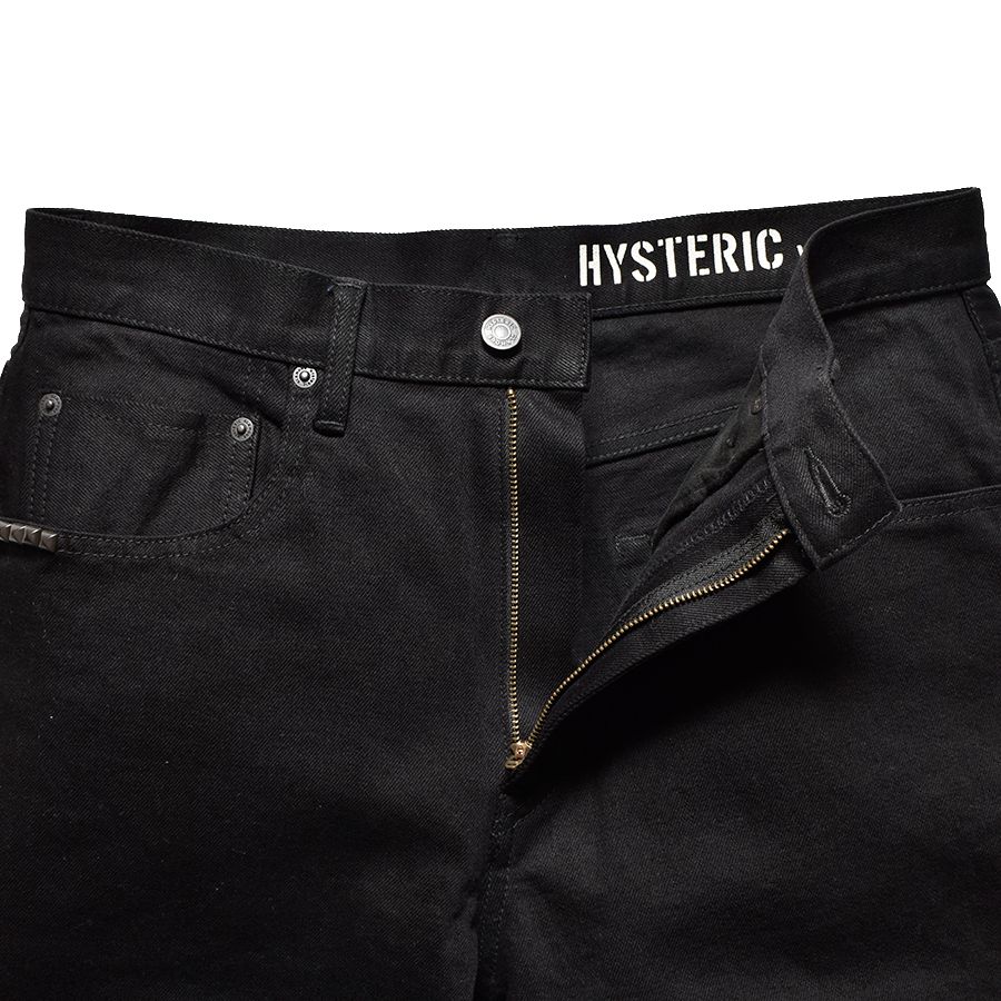 HYSTERIC GLAMOUR×MINEDENIM Denim Pants （BLK） /  ヒステリックグラマー コラボ デニムパンツ （ブラック）