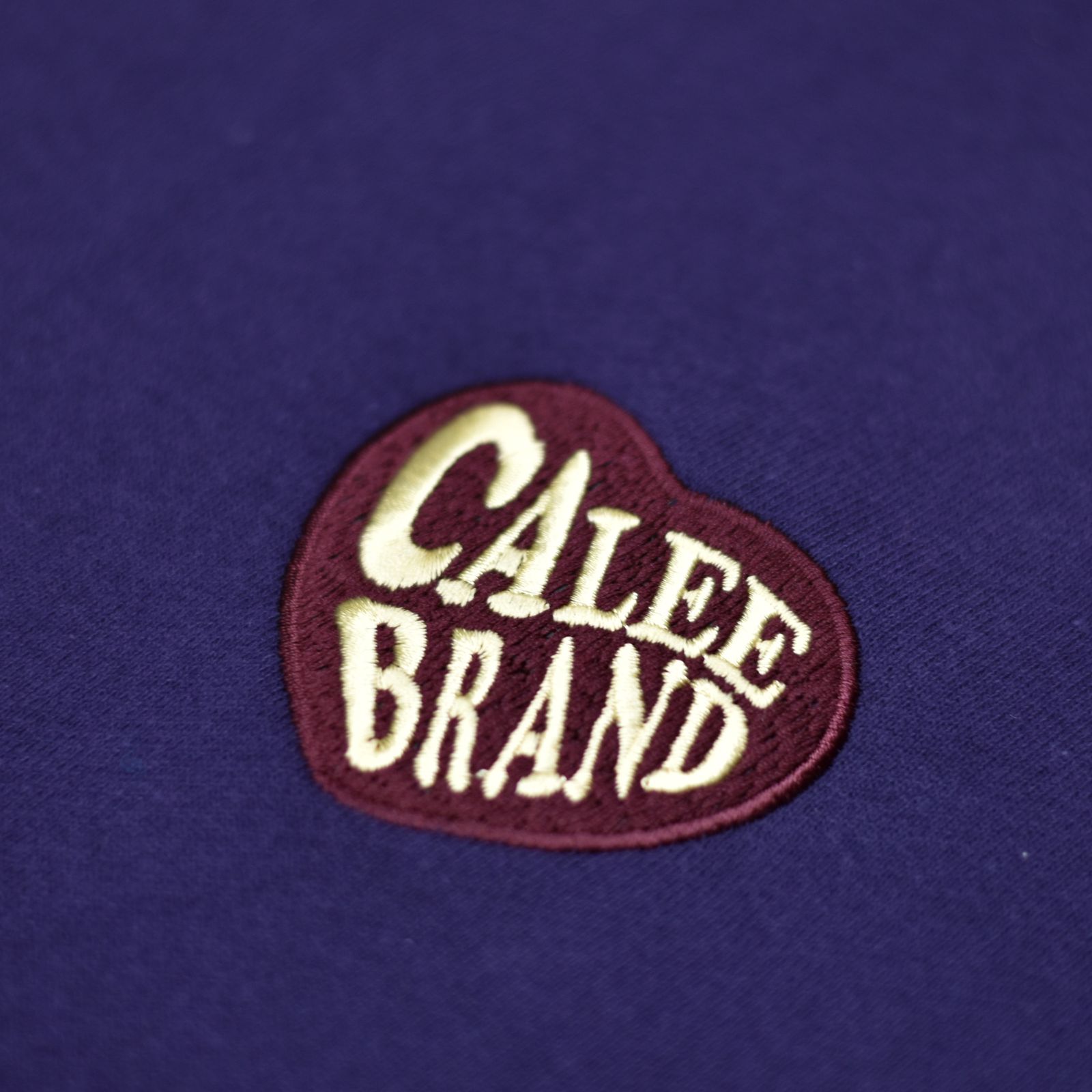 CLB Embroidery crew neck sweat (Purple) / クルーネックスウェット