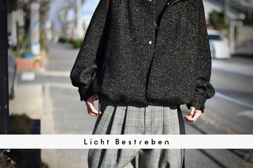 【Licht Bestreben - リヒトベシュトレーベン】 トラックジャケット⾵ライトブルゾン