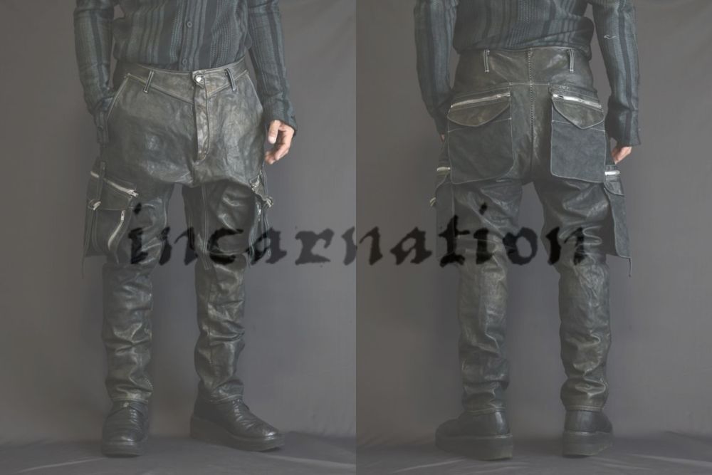 incarnation | インカーネーション 【BUFFALO LEATHER PANTS ARMYHALF LINED MP-1】