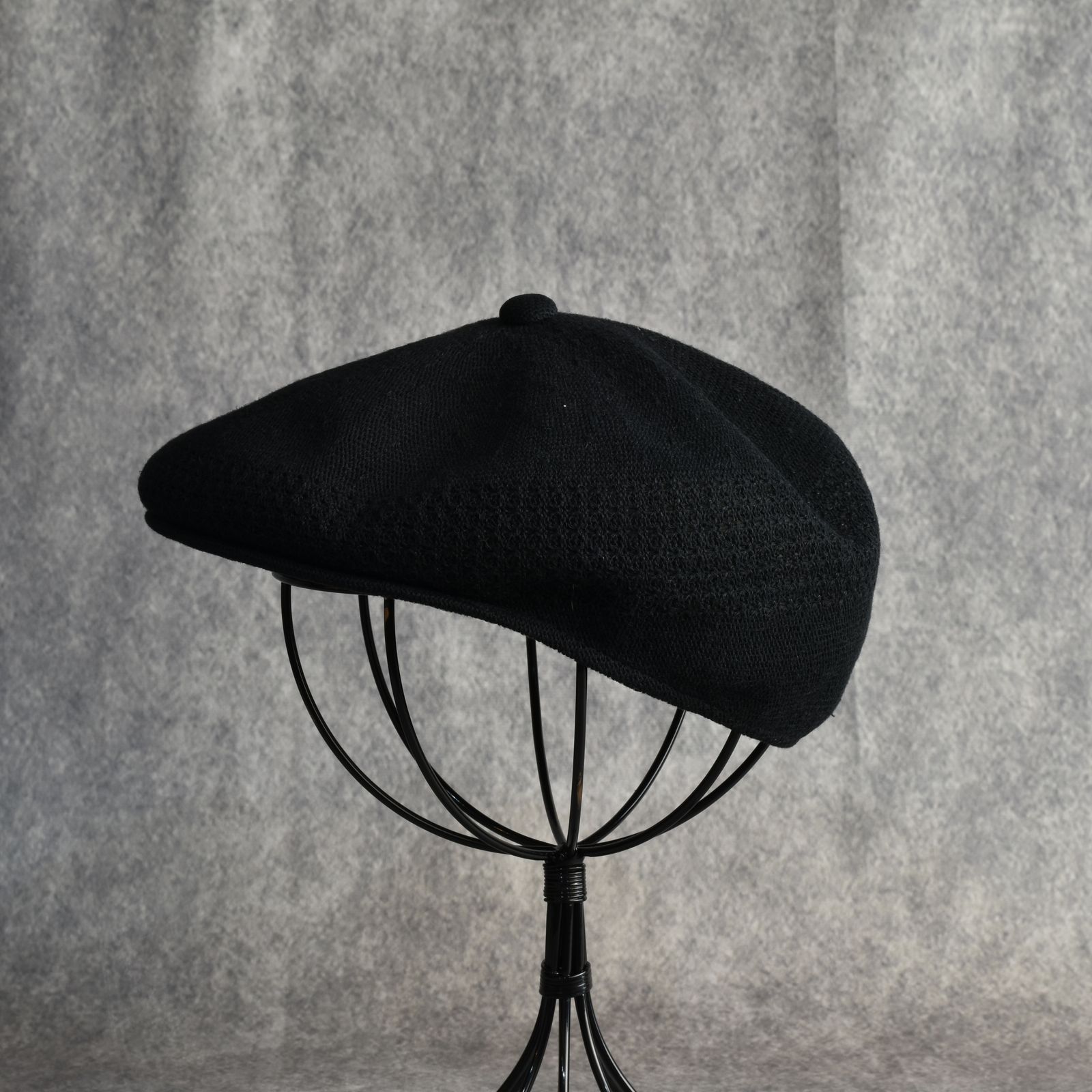 Linen Hunthing Cap "GENTLEMAN" (BLACK) / リネン ハンチング帽