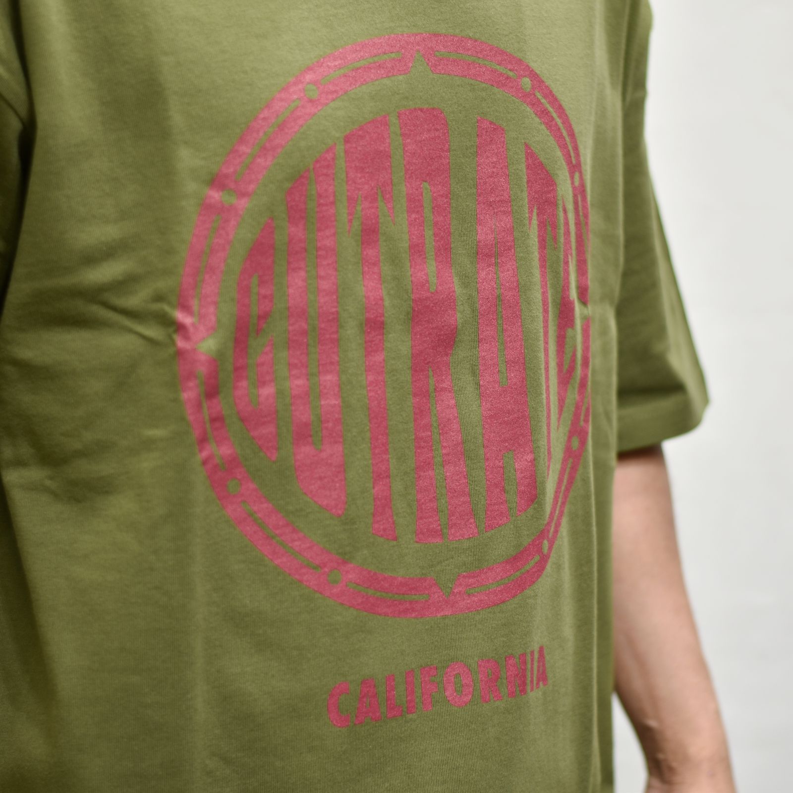 CUTRATE BEACH CITY CA DROPSHOULDER S/S -T-SHIRT (CITY GREEN)