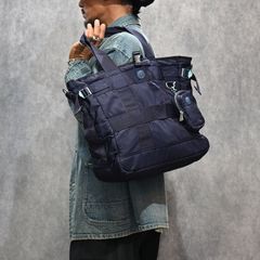 SUPER NYLON TOTE BAG (BLUE) / スーパーナイロン トートバッグ （ブルー） PC-015-265-40