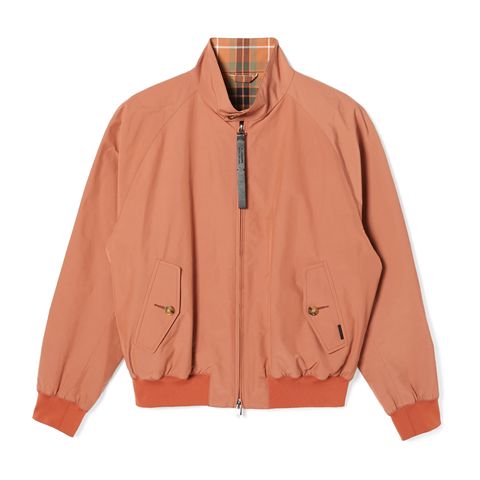 BARACUTA G9 REVERSIBLE HARRINGTON JACKET （ONION）｜バラクータ ハリントンジャケット スウィングトップ ドリズラー｜2252-BL80-045-peg