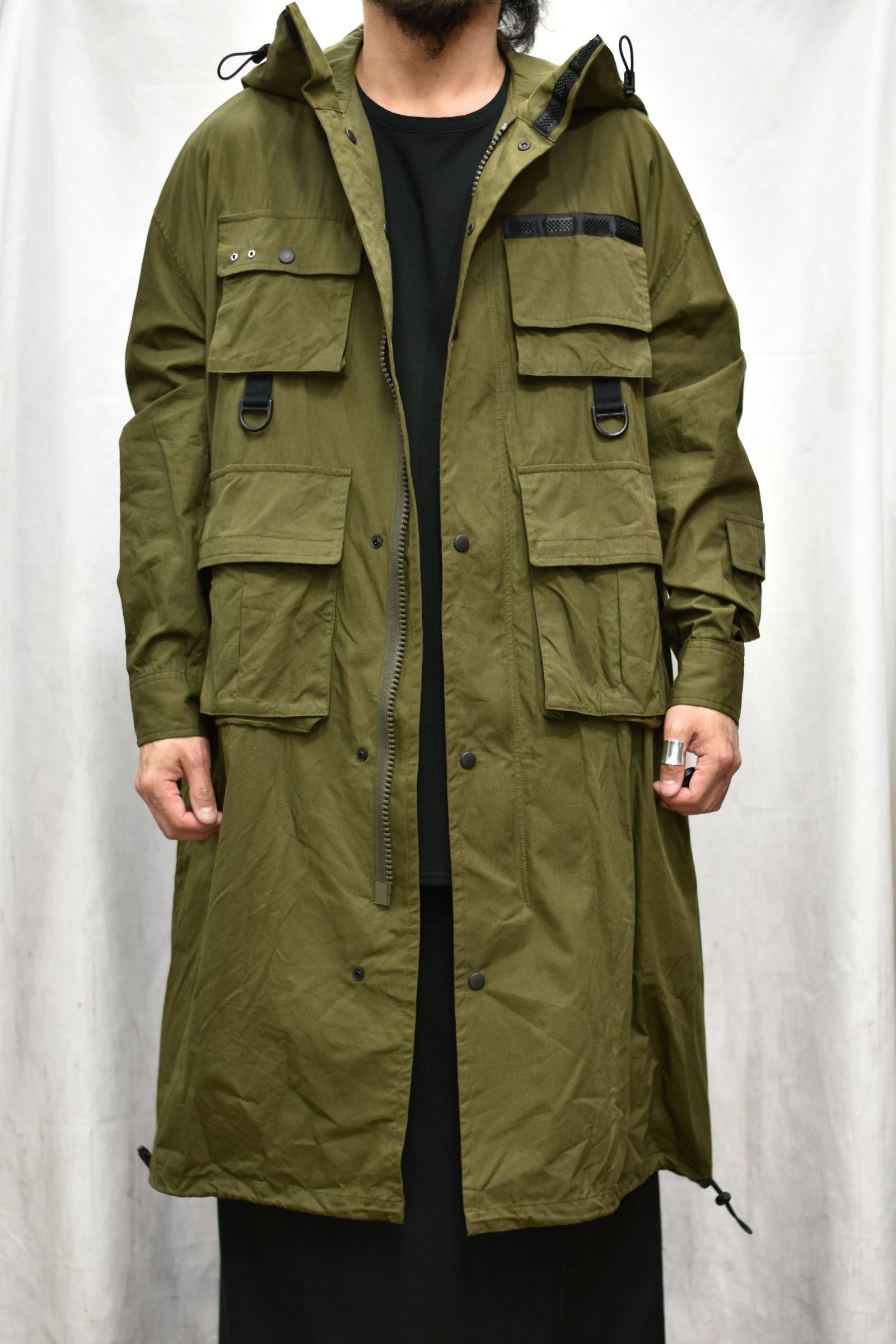 40/2 Cotton Broad Pocket Hood Coat