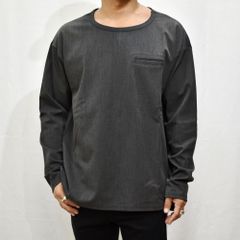ポリエステルレーヨンアクリル ストレッチ ポケットカットソー （GRAY）