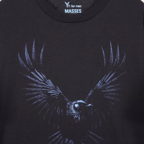 × MASSIS “ROUND NECK” SHORT SLEEVE T A Ys （BLACK） / ML-T74-990-2