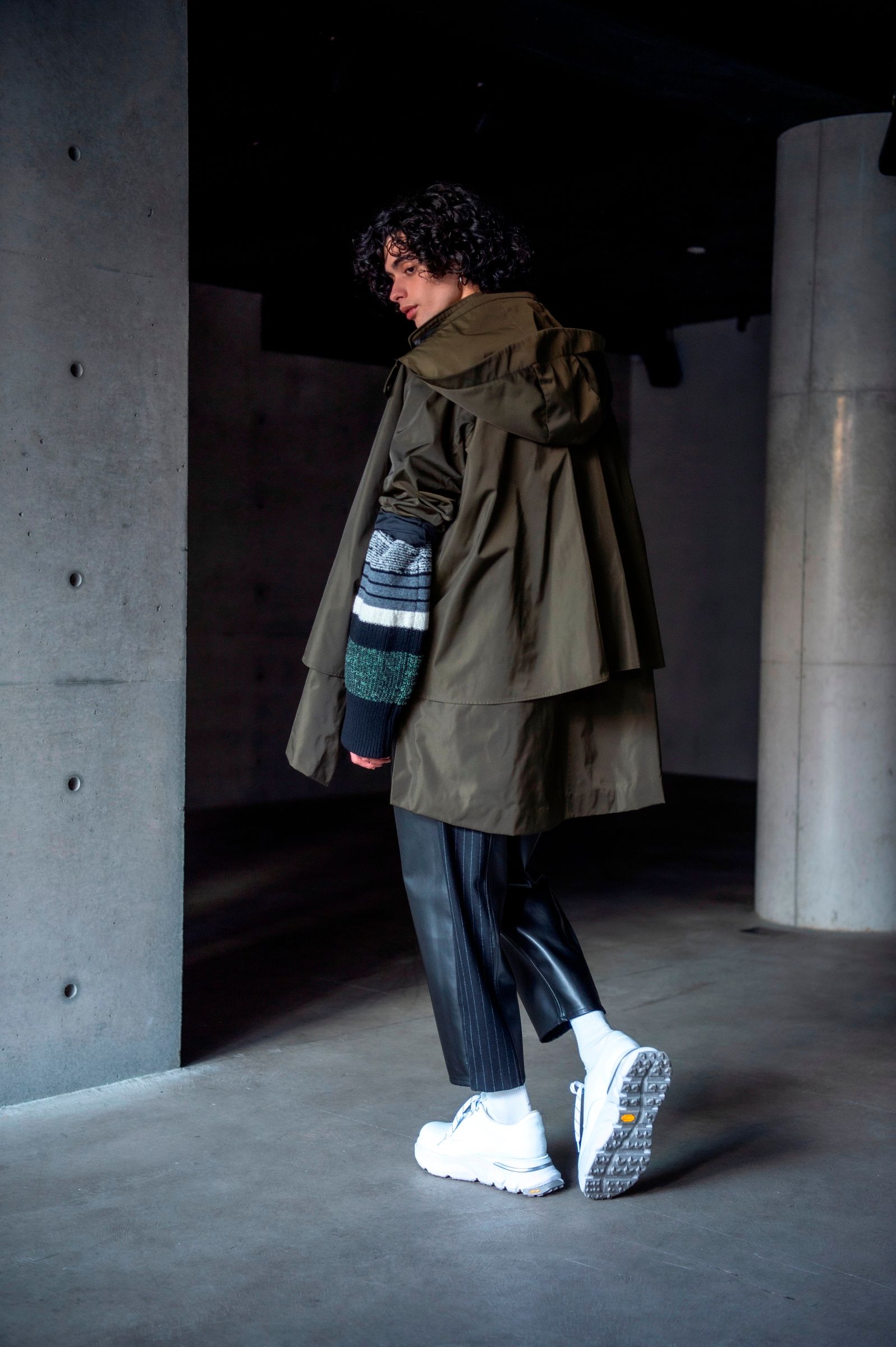 デタッチャブルフードコート / LB21FW-CO02-SL (SAGE)