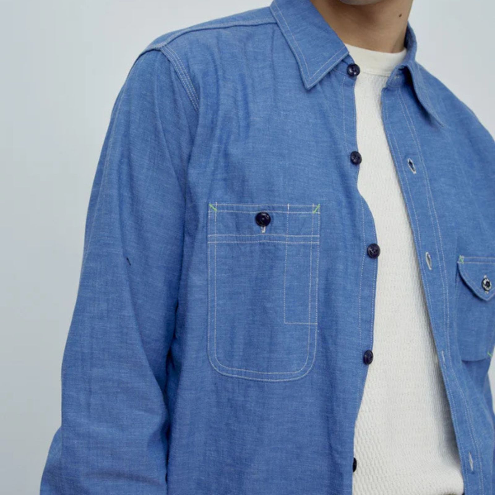 1935 ORIGINAL CHAMBRAY （BLUE GREY）｜シャンブレーシャツ （ブルーグレー）