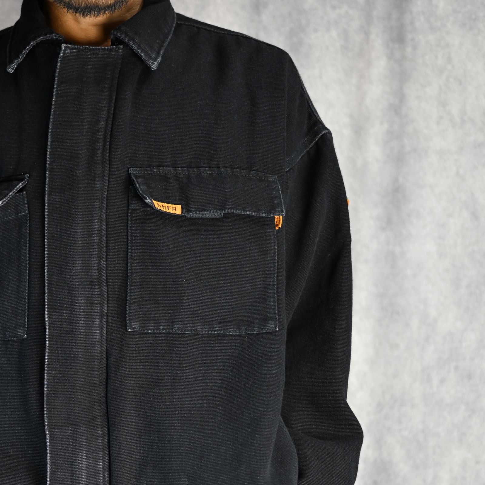 N.HOOLYWOOD - SHIRT BLOUSON (BLACK) - シャツブルゾン