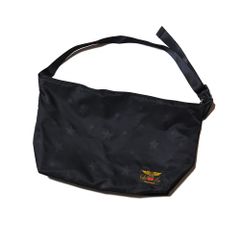 Allover star pattern MA-1 nylon shoulder bag (Black) / 星総柄 MA-1ナイロン ショルダーバッグ