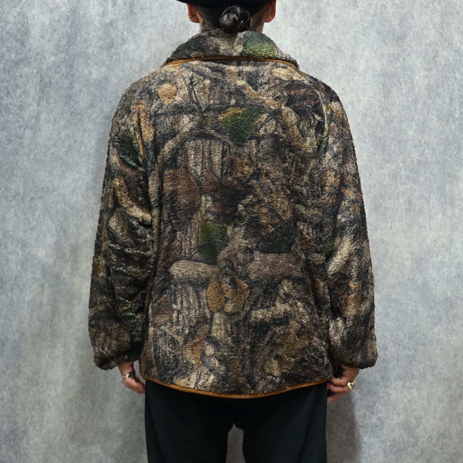 Camo Fleece Jaket （CAMO / カモフラージュ） フリースブルゾン｜SAN-A-022L