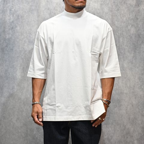 Heavyweight Mockneck T-SH （WHT） / モックネック カットソー （ホワイト） / 2508-4002