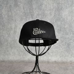 CALEE LOGO TWILL CAP (BLACK) / ツイル ベースボールキャップ