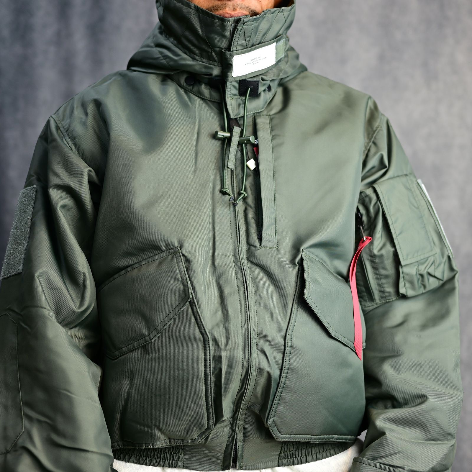 N.HOOLYWOOD - × ALPHA INDUSTRIES MILITARY BLOUSON (SAGE