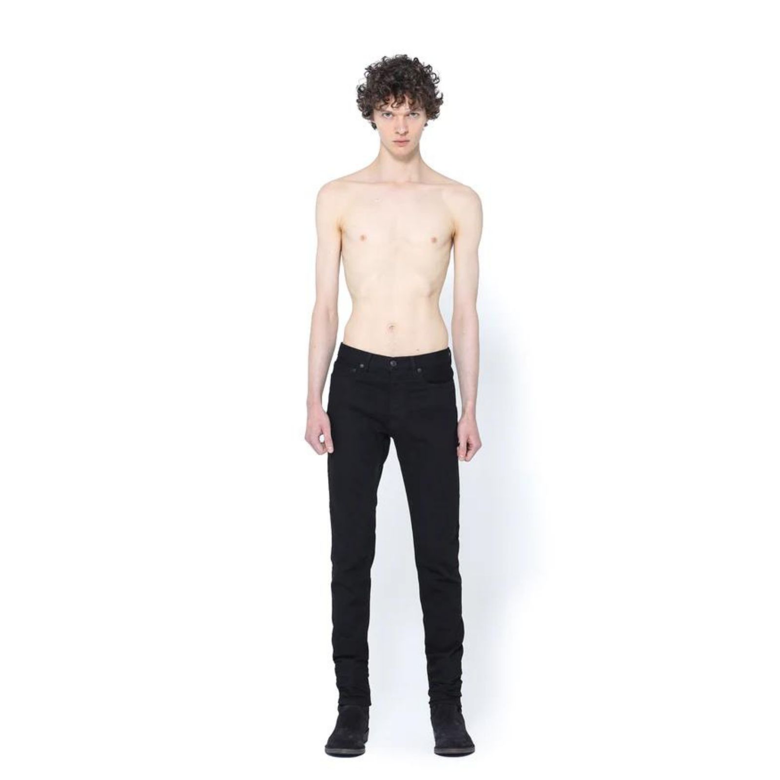 [STANDARD] 107 S.Slim OWS （BLACK） / スリムデニムパンツ （ブラック）