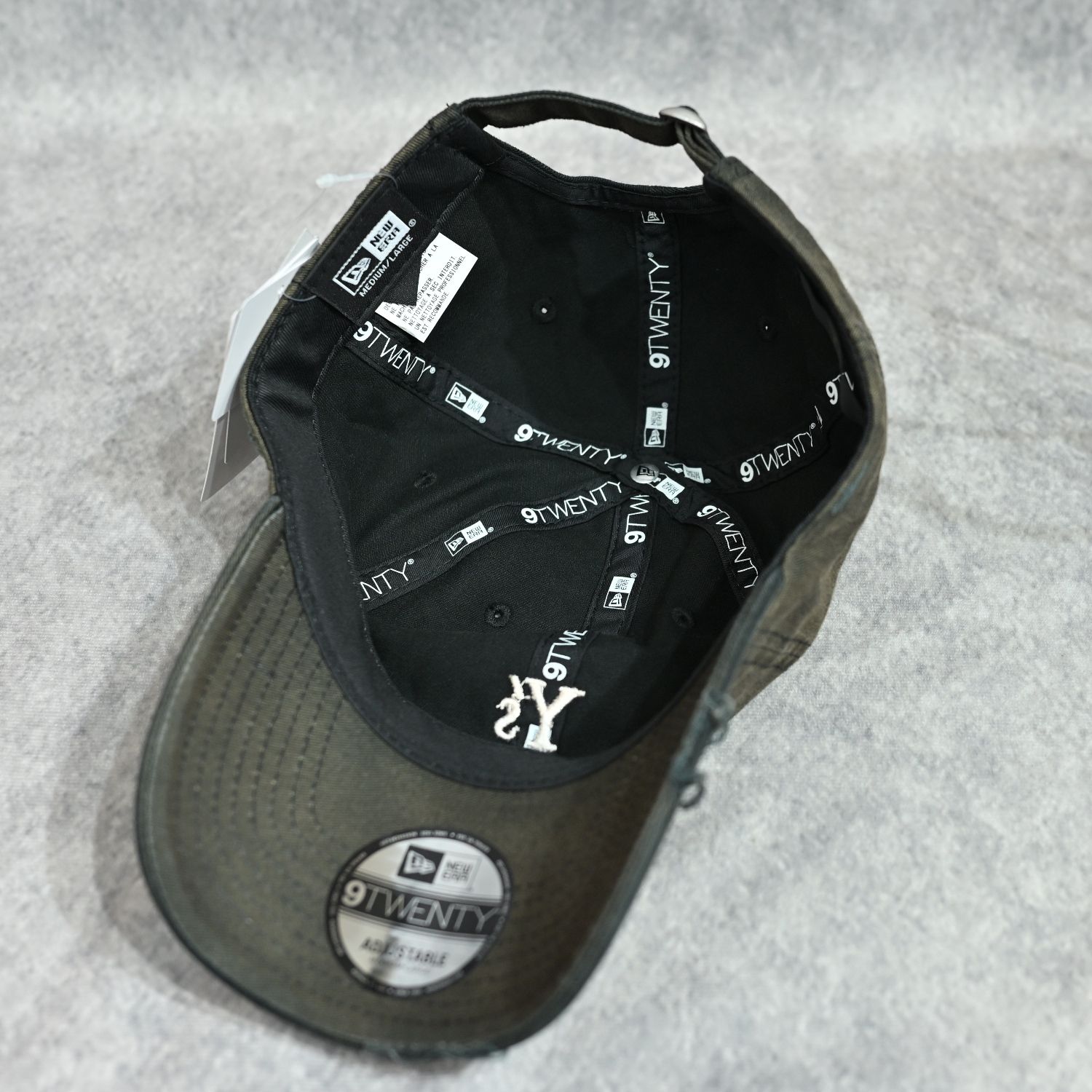 Y's × New Era 9TWENTY LONG VISOR Y's LOGO CAP （Black）｜ロゴキャップ｜YV-H21-096-3