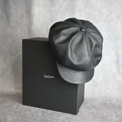 × ISAMU KATAYAMA BACKLASH SMOOTH LEATHER CASQUETTE （BLACK） / レザーキャスケット （ブラック）