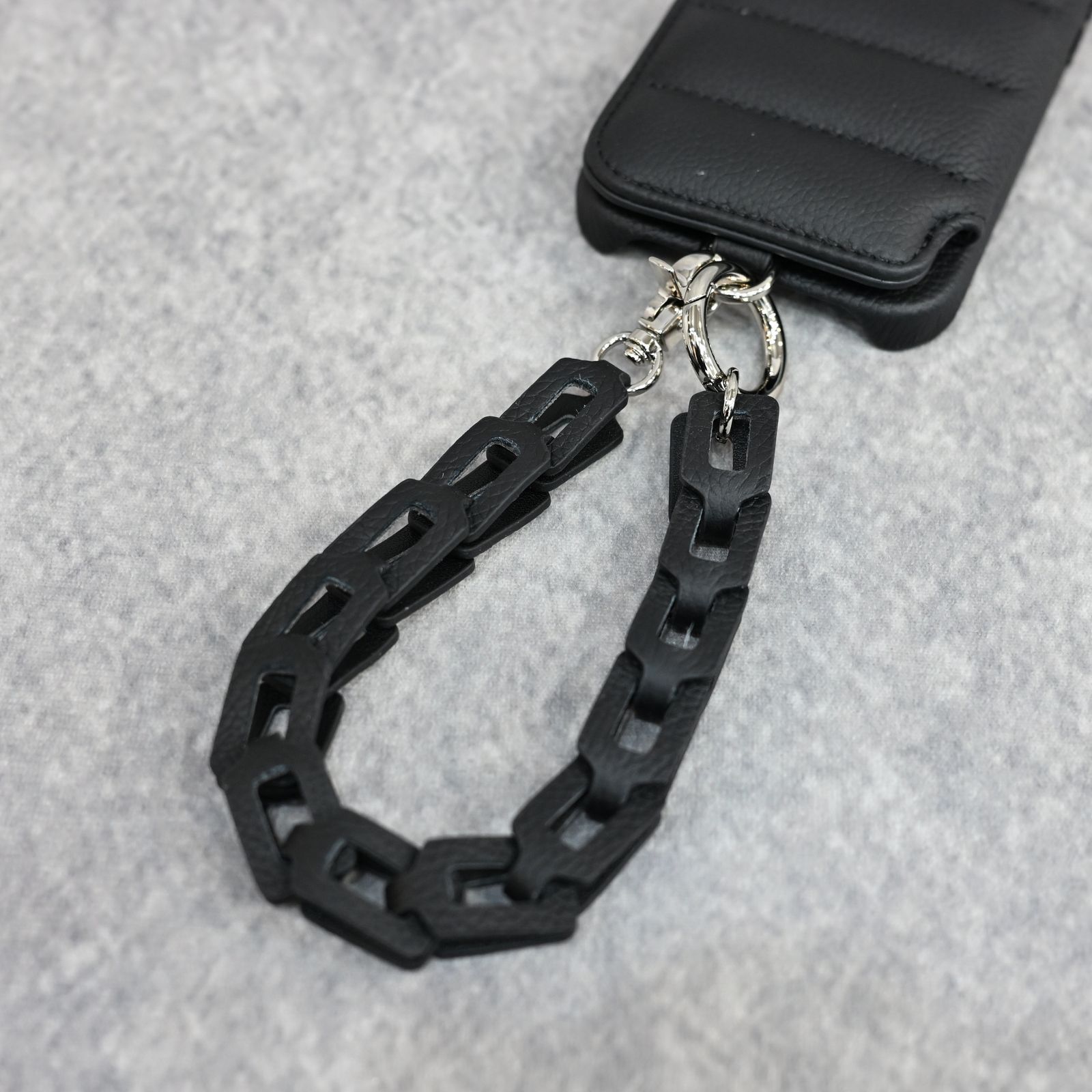 Hand STRAP Rectangle （BLACK） 携帯ハンドストラップ