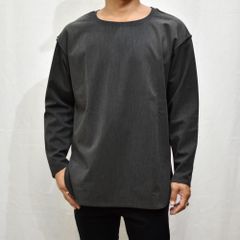 ポリエステルレーヨンアクリル ストレッチ カットソー （GRAY）
