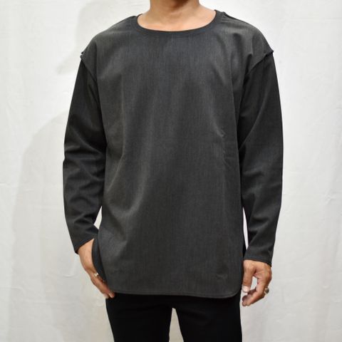 ポリエステルレーヨンアクリル ストレッチ カットソー （GRAY）