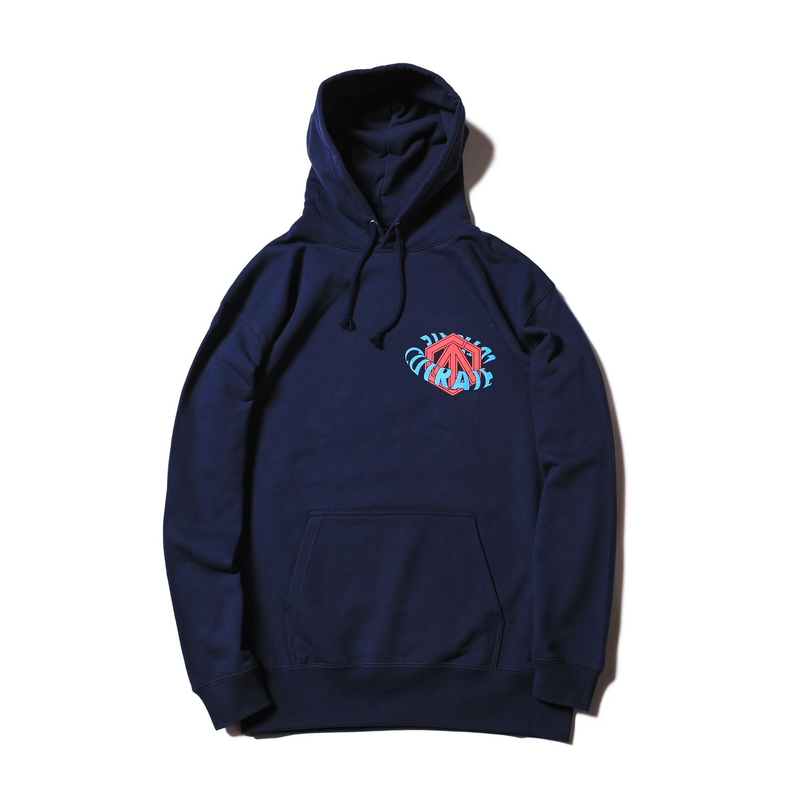 CUTRATE NS LOGO L/S PULLOVER PARKA  (NAVY)