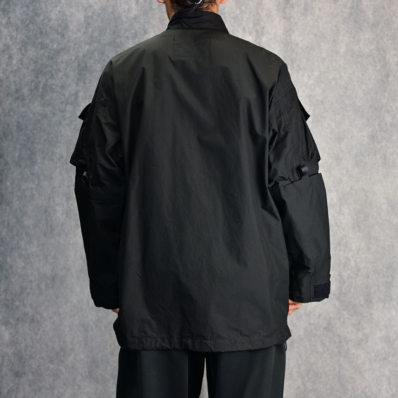 × ArkAir OMBAT SHIRT [N.HOOLYWOOD TEST PRODUCT EXCHANGE SERVICE （BLACK） / コンバット シャツ ブルゾン （ブラック） / 9251-BL01-002