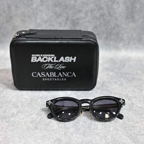 THE LINE × CASABLANCA サングラス タイプ 2 （BLACK×SMOKE / ブラック×スモーキー） CAS-02