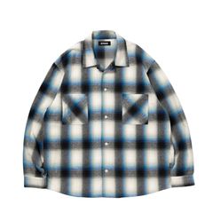 R9 OMBRE CHECK SHIRT （BLUE）｜オンブレーチェックシャツ｜RW26A0206