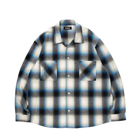 R9 OMBRE CHECK SHIRT （BLUE）｜オンブレーチェックシャツ｜RW26A0206
