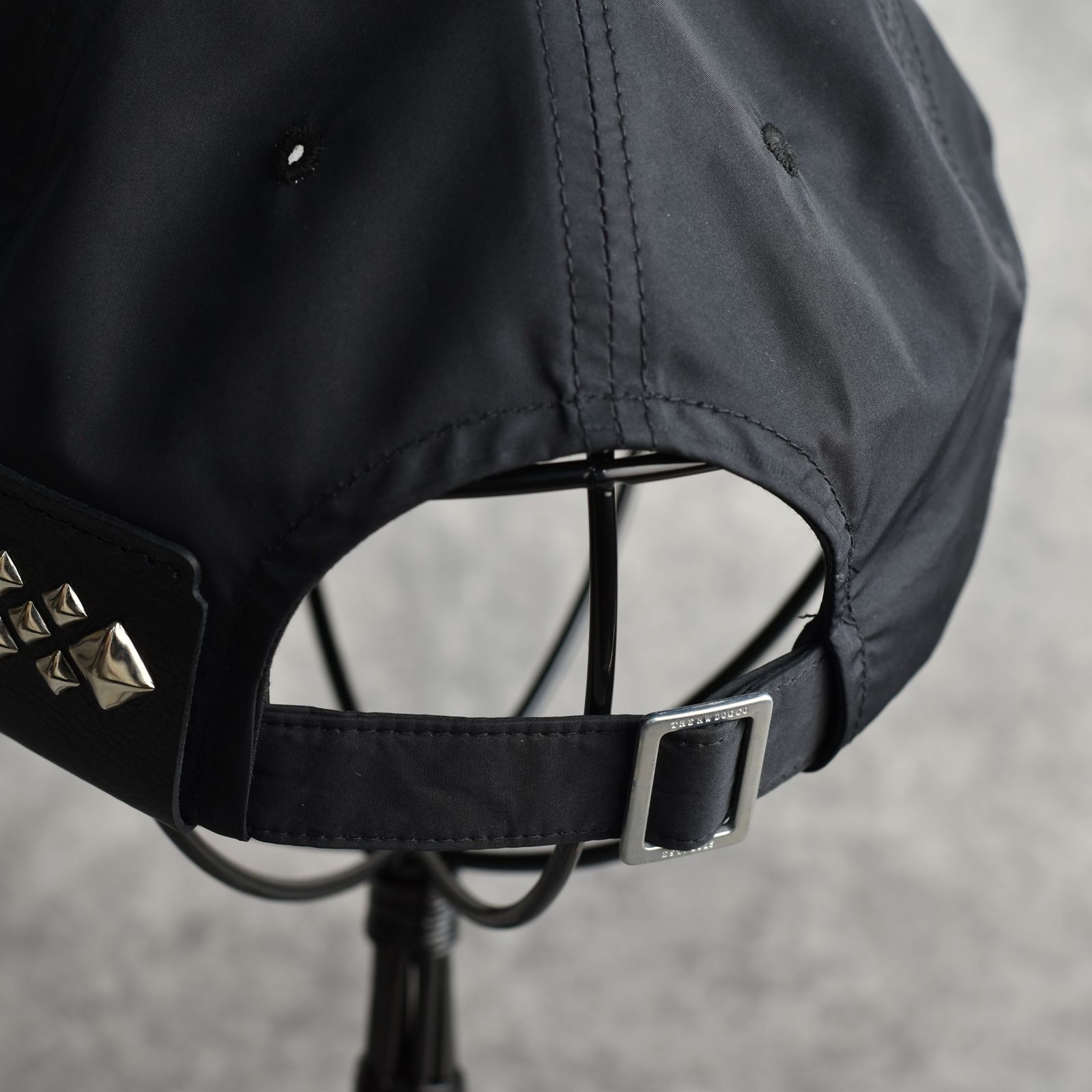 × THE H.W.DOG&CO. EMBROIDERY UNION CAP (BLACK) / ザ エイチダブリュウ ドッグアンドコー ユニオン キャップ