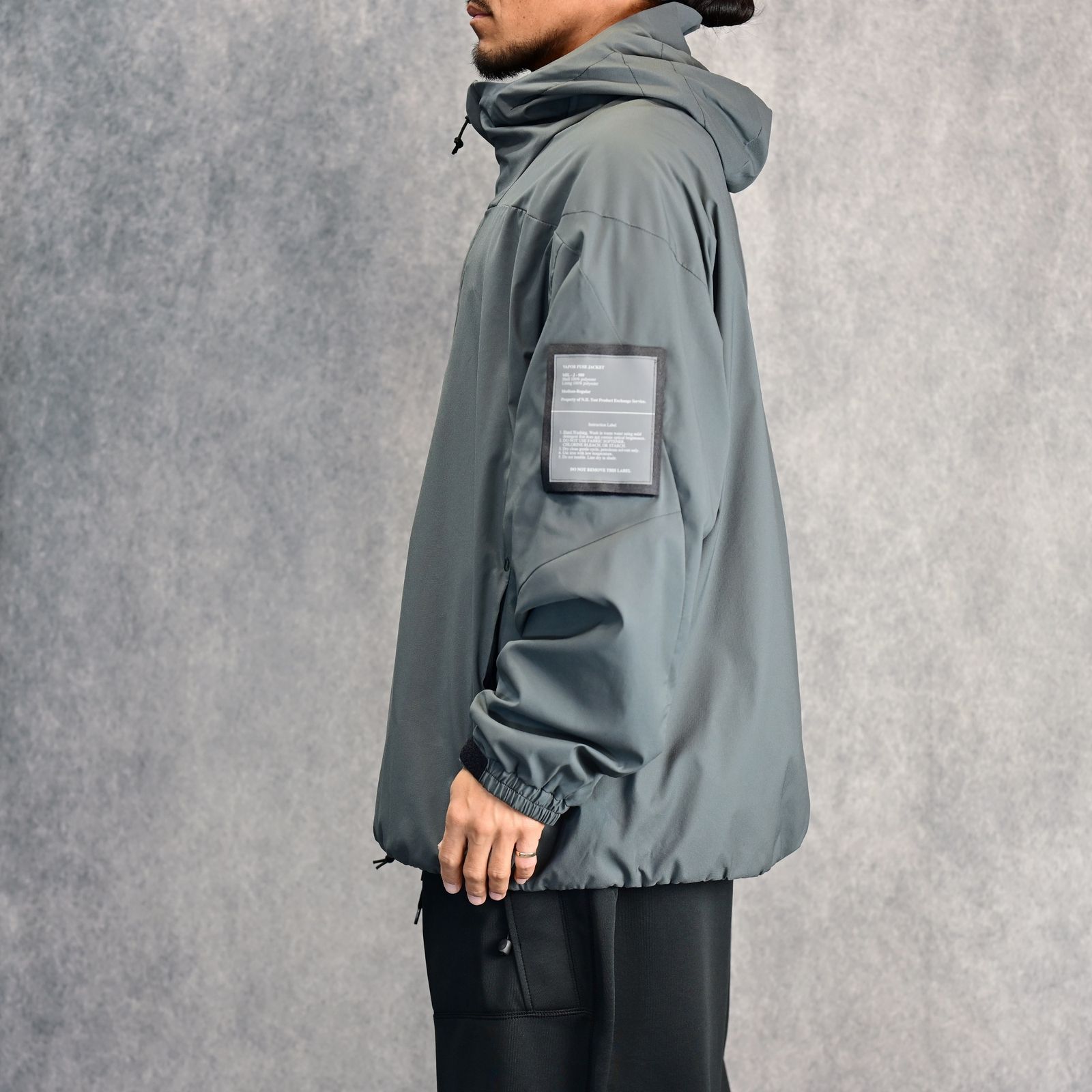EXCHANGE HOODIE BLOUSON （CHARCOAL） エクスチェンジ フーディーブルゾン （チャコール） 9251-BL02-001