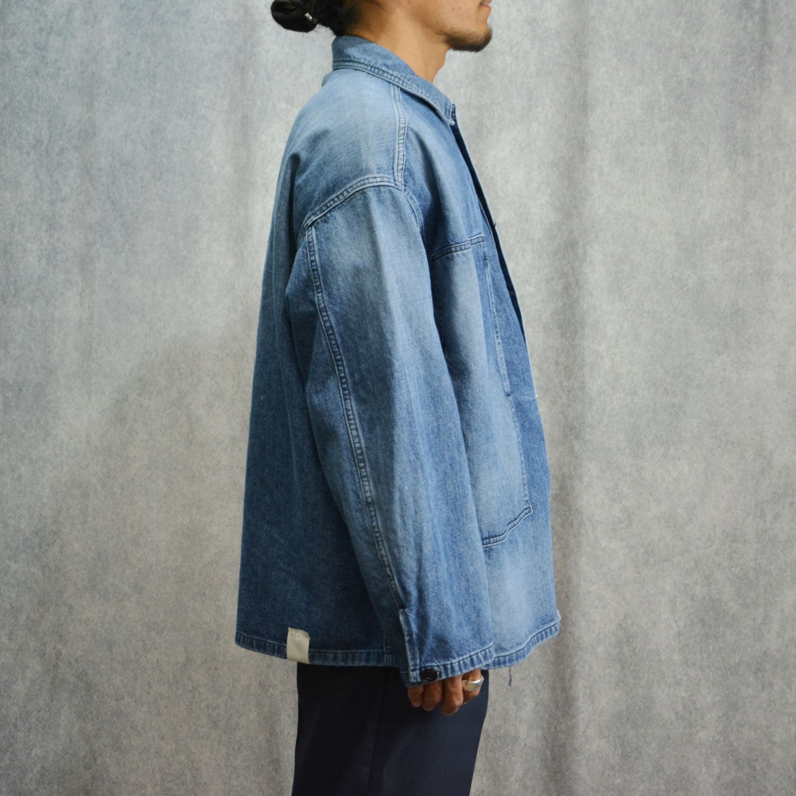 SHIRT BLOUSON （BLUE） / シャツブルゾン （ブルー） / 9251-BL08-007