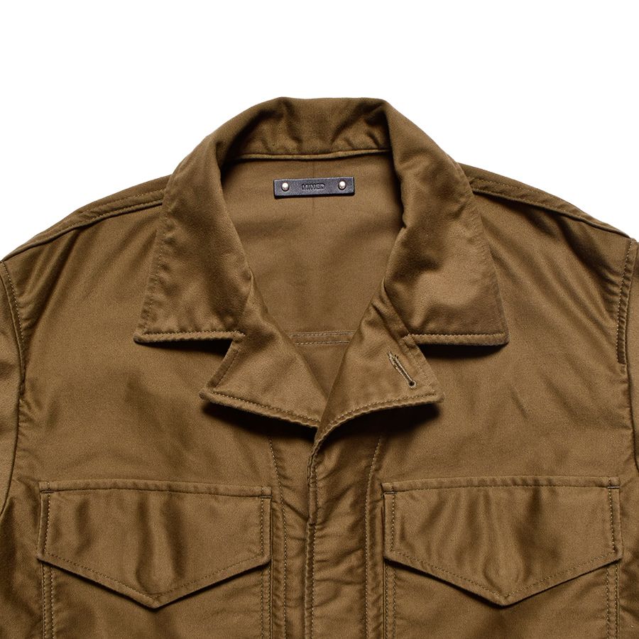 Moleskin Military Short JKT （KHA） / モールスキン ショート ジャケット  （カーキ）