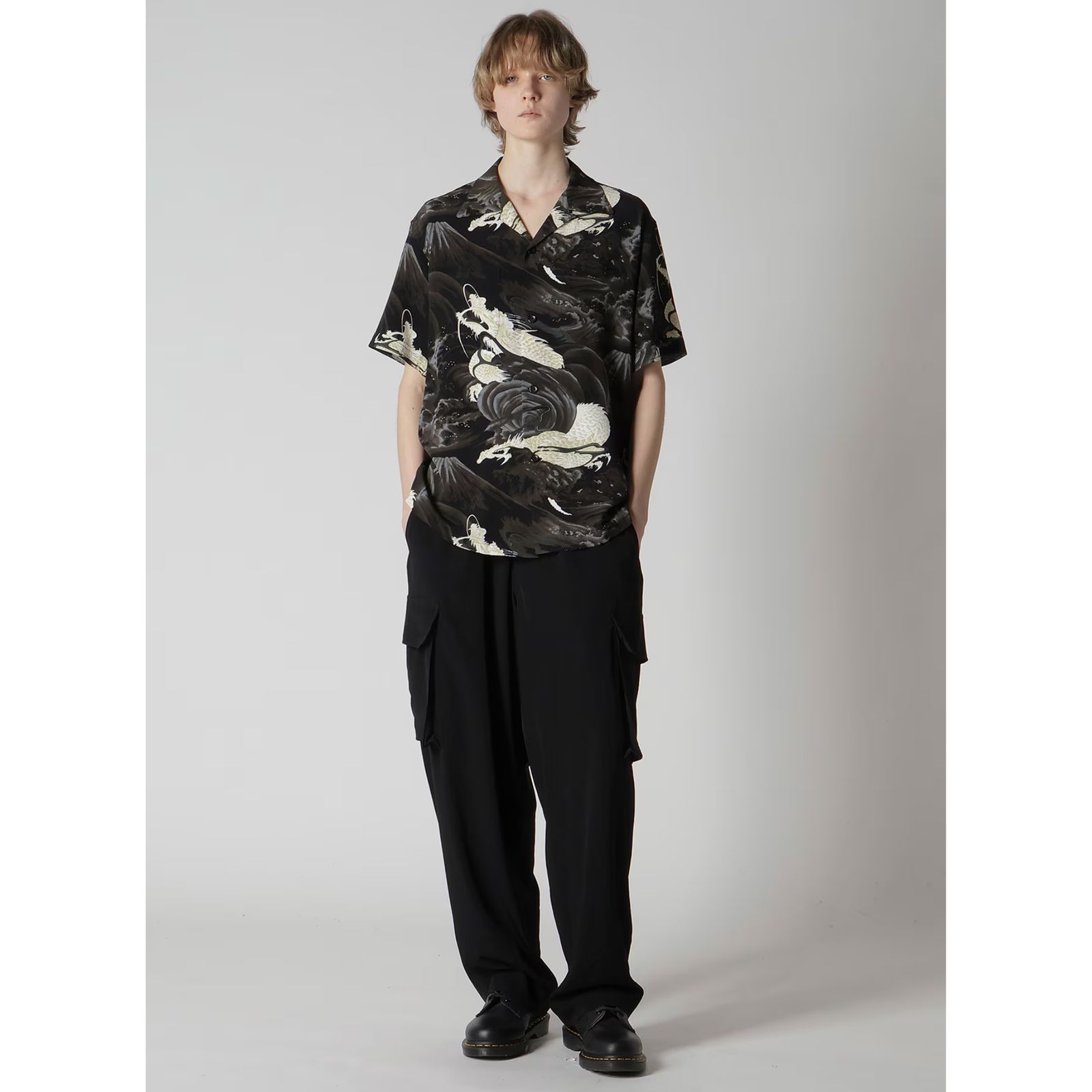 SUN SURF ALOHA SHIRT （BLACK） /  サンサーフ アロハシャツ （ブラック） / YX-B56-216-1